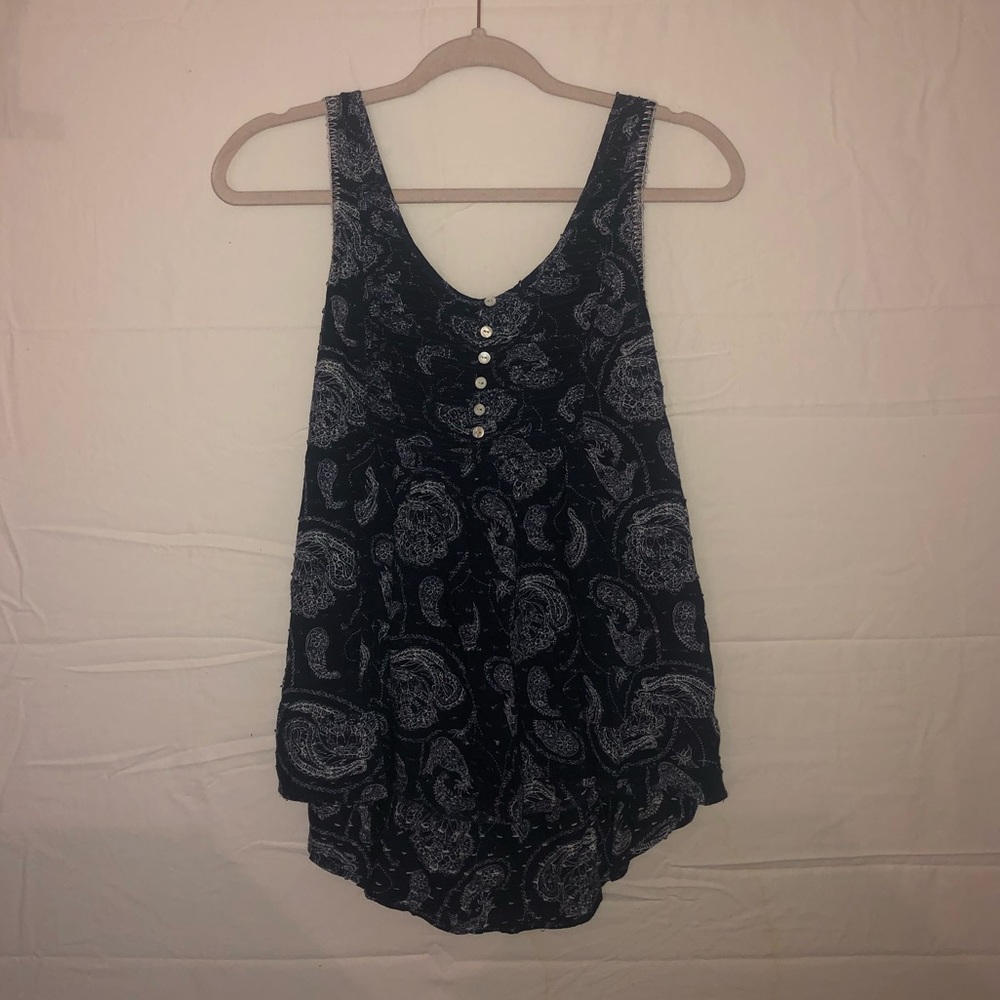 Backless Paisley Top